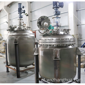 Reator de poliol e reator de tanque agitado por produtos químicos